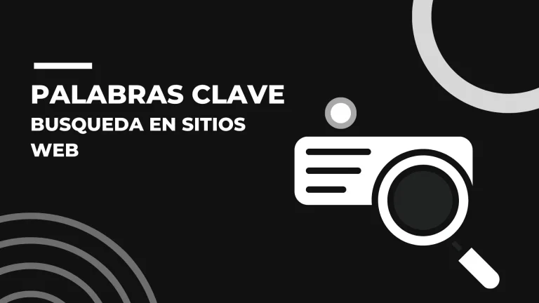 búsqueda de palabras clave en sitios web